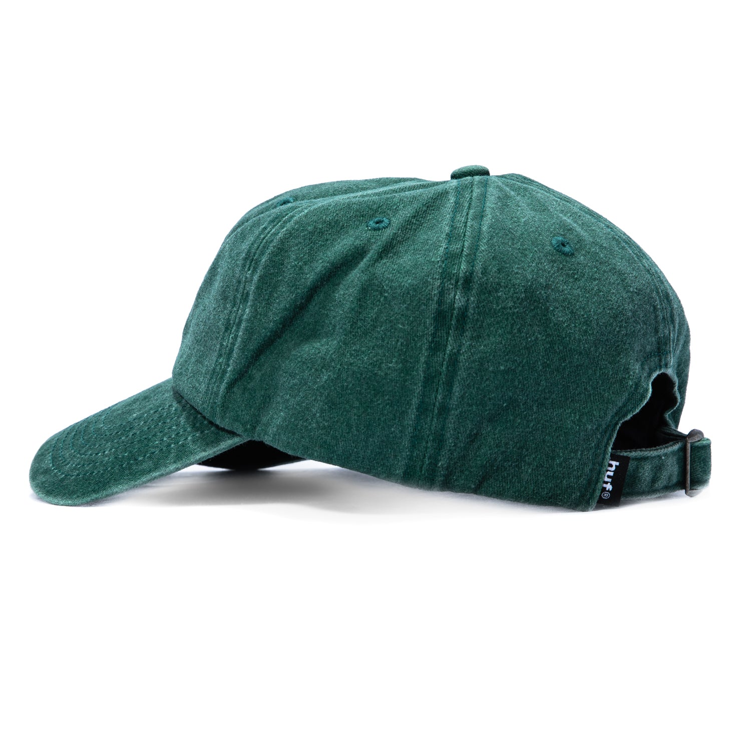 HUF Sol Denim Washed Relaxed Strapback Hat - Green – Hat Club