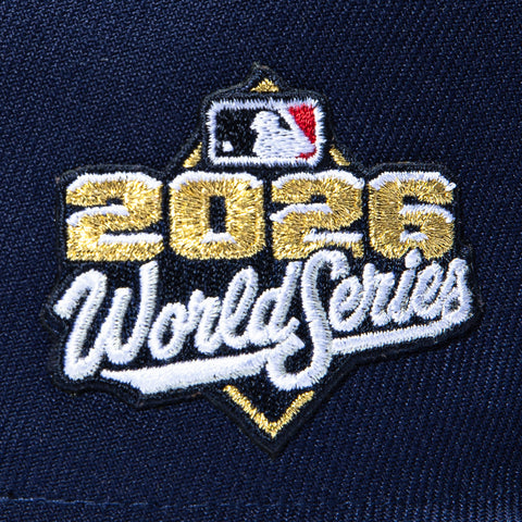 New Era 59Fifty Tampa Bay Rays 2026 World Series Patch Game Hat - Navy New Era
