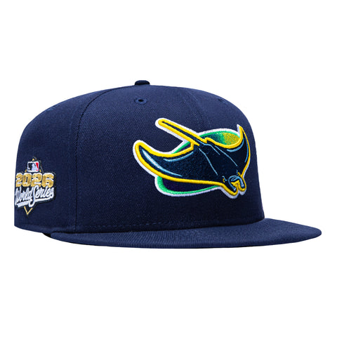 New Era 59Fifty Tampa Bay Rays 2026 World Series Patch Alternate Hat - Navy