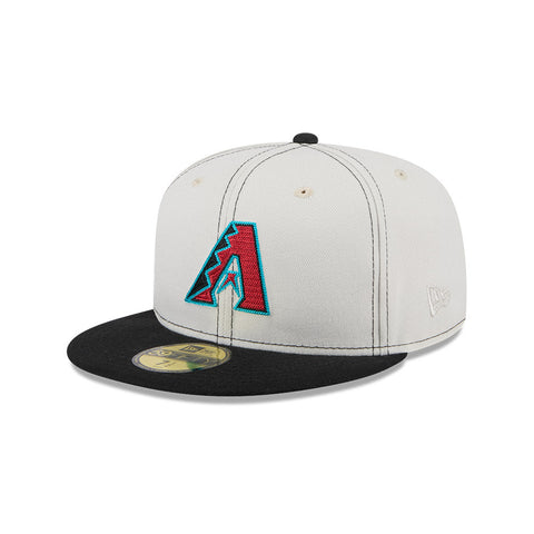 New Era 59Fifty Arizona Diamondbacks A Hat - Grey, Black New Era