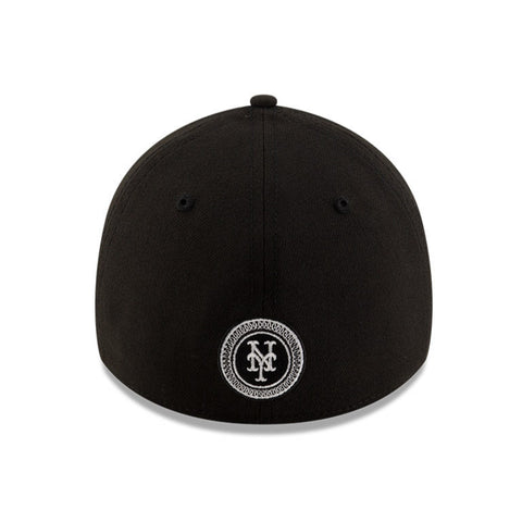 New Era 39Thirty New York Mets 2024 City Connect Stretch Fitted Hat - Black, White New Era