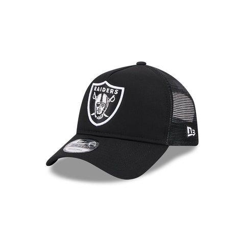 New Era 9Forty A-Frame Las Vegas Raiders OTC Trucker Snapback Hat - Black New Era