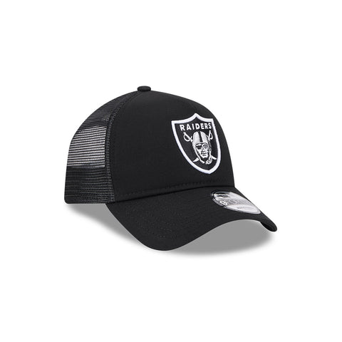 New Era 9Forty A-Frame Las Vegas Raiders OTC Trucker Snapback Hat - Black New Era