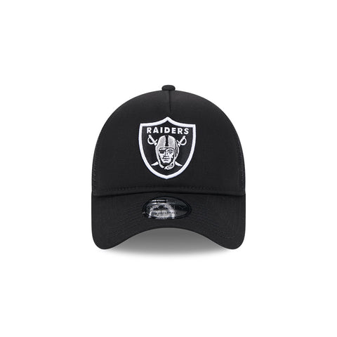 New Era 9Forty A-Frame Las Vegas Raiders OTC Trucker Snapback Hat - Black New Era