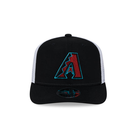 New Era 9Seventy Arizona Diamondbacks Snapback Trucker A Hat - Black, White