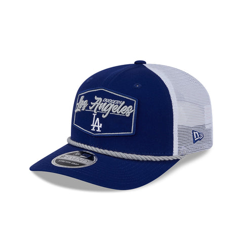 New Era 9Seventy Los Angeles Dodgers Snapback Trucker Pitch Hat - Royal, White