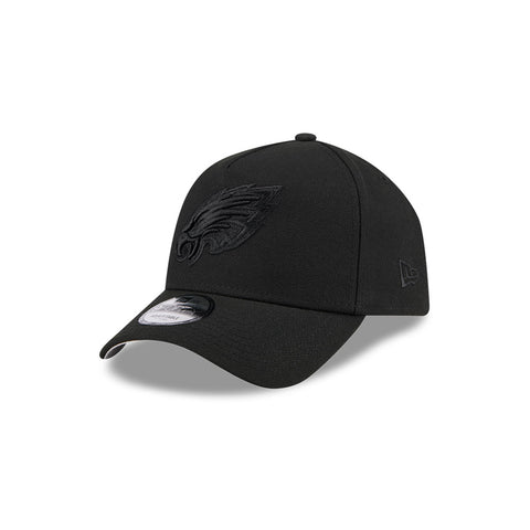 New Era 9Forty A-Frame Philadelphia Eagles Snapback Hat - Black, Black New Era