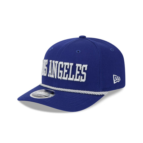 New Era 9Seventy Los Angeles Dodgers Snapback Wordmark Rope Hat - Royal
