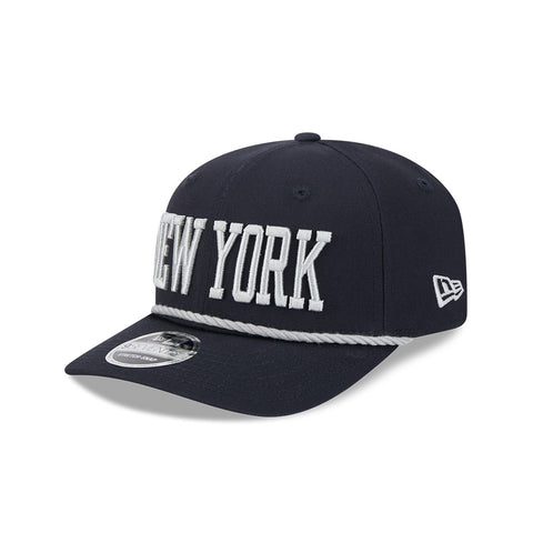 New Era 9Seventy New York Yankees Snapback Trucker Rope Hat - Navy, Grey