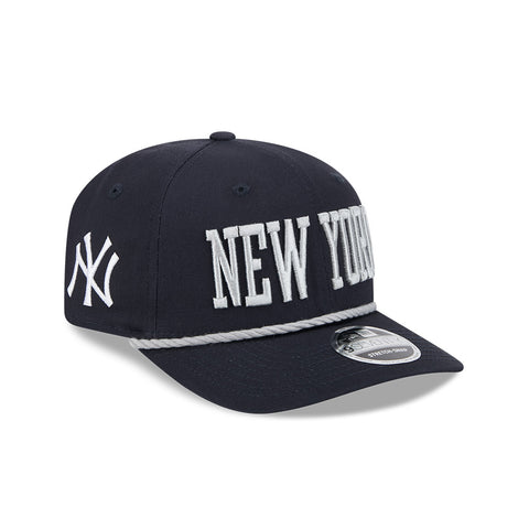 New Era 9Seventy New York Yankees Snapback Trucker Rope Hat - Navy, Grey