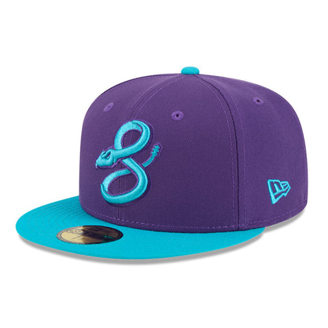 New Era 59Fifty Arizona Diamondbacks 2025 City Connect Snake Game Hat - Purple, Teal