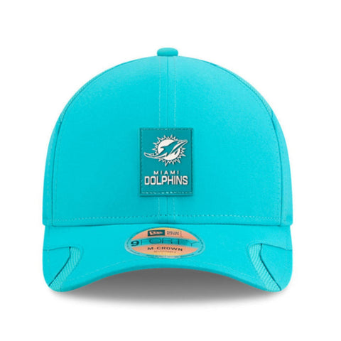 New Era 9Forty M-Crown Miami Dolphins 2025 Sideline Snapback Hat - Teal New Era