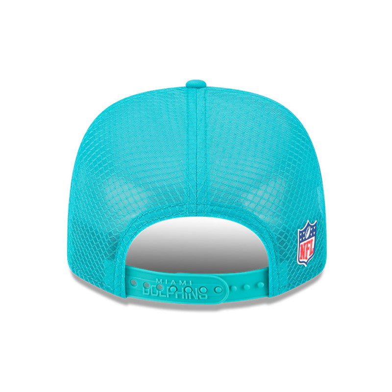 New Era 9Seventy Miami Dolphins 2025 Sideline Snapback Trucker Hat