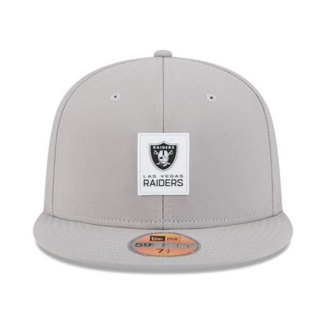 New Era 59Fifty Las Vegas Raiders 2025 Sideline Hat - Grey New Era