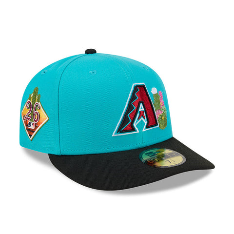 New Era 59Fifty Arizona Diamondbacks 2026 Arizona Spring Training Pre-Curved Hat - Teal, Black New Era
