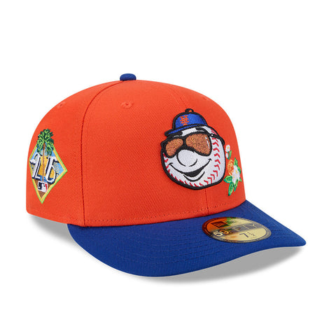 New Era 59Fifty New York Mets 2026 Florida Spring Training Pre-Curved Hat - Orange, Royal New Era