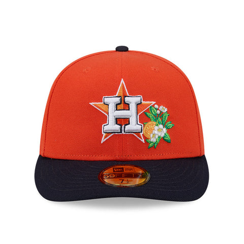 New Era 59Fifty Houston Astros 2026 Florida Spring Training Pre-Curved Hat - Orange, Navy New Era