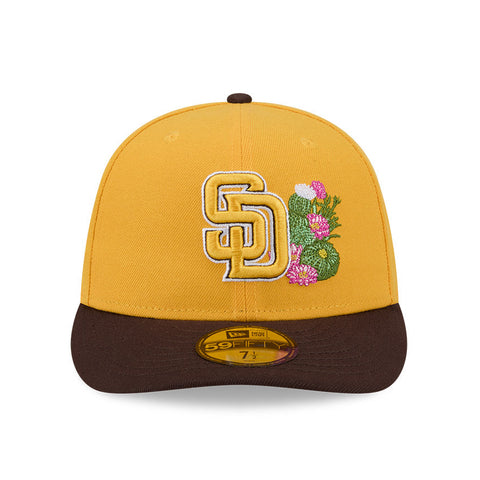 New Era 59Fifty San Diego Padres 2026 Arizona Spring Training Pre-Curved Hat - Gold, Brown New Era