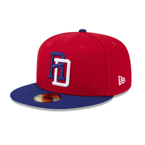 New Era 59Fifty Domincan Republic WBC 2026 On Field Hat - Red, Royal New Era