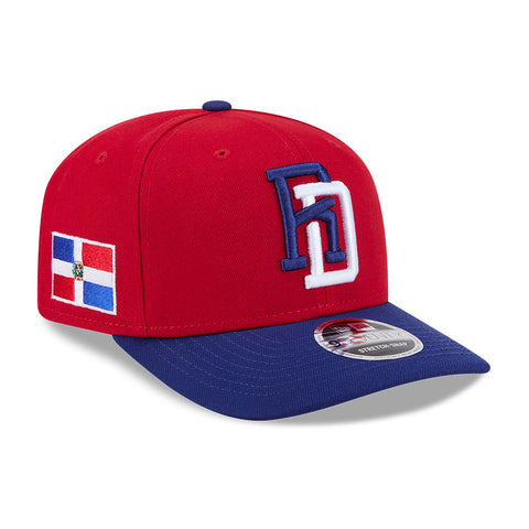 New Era 9Seventy Domincan Repubic WBC 2026 Snapback Hat - Red, Royal New Era