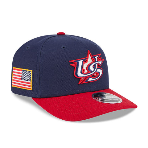 New Era 9Seventy USA WBC 2026 Snapback Hat - Navy, Red New Era