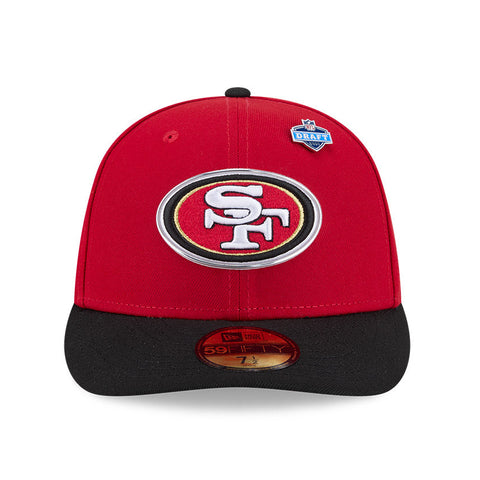 DRAFT26 49ERS RED/BLK New Era