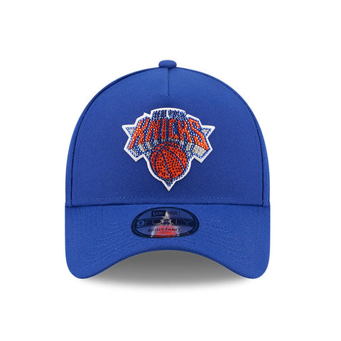 New Era 9Forty A-Frame 2026 NBA Draft New York Knicks Rhinestone Snapback Hat - Royal New Era