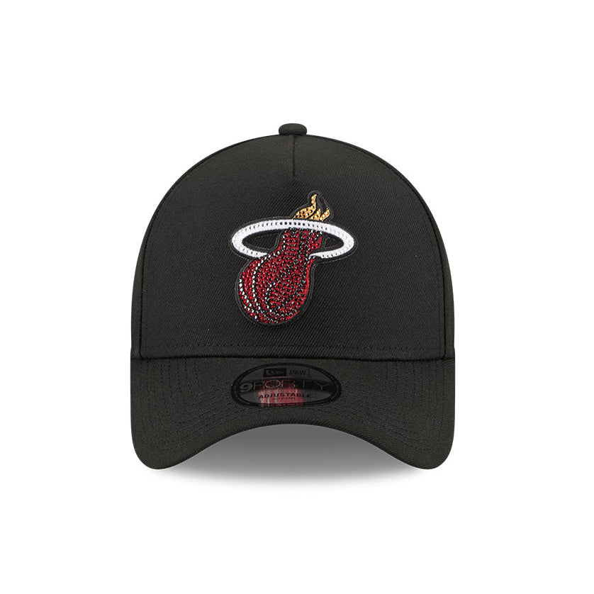 New Era 9Forty A-Frame 2026 NBA Draft Miami Heat Rhinestone