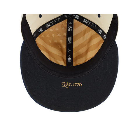 New Era 59Fifty 2026 MLB 4th of July Houston Astros 250th Anniversary Patch Hat - White, Royal