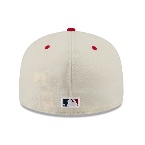 New Era 59Fifty 2026 MLB 4th of July Los Angeles Angels 250th Anniversary Patch Hat - White, Red New Era