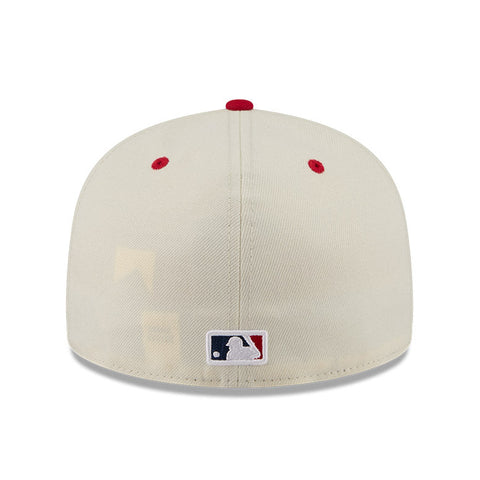 New Era 59Fifty 2026 MLB 4th of July Umpire Logo 250th Anniversary Patch Hat - White, Red