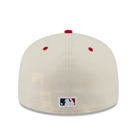 New Era 59Fifty 2026 MLB 4th of July Oakland Athletics 250th Anniversary Patch Hat - White, Red