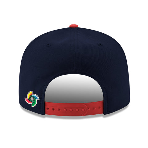 Pre-order New Era 9Fifty Youth USA WBC 2026 Snapback Hat - Navy, Red New Era