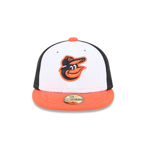 New Era 59Fifty Baltimore Orioles Mini Rail Home Hat - White, Black, Orange New Era