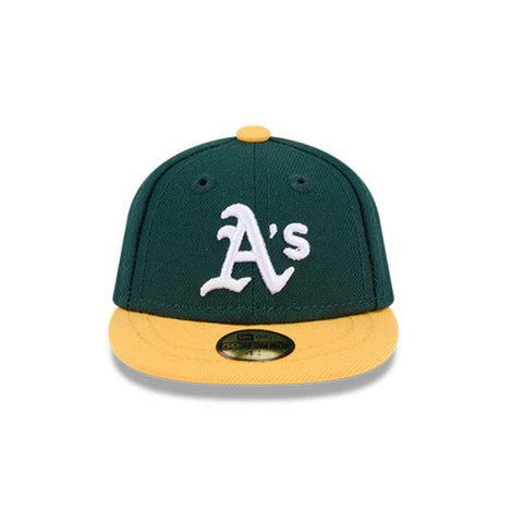 New Era 59Fifty Oakland Athletics Mini Home Hat - Green, Yellow New Era