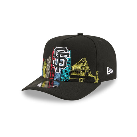 New Era 9Fifty A-Frame San Francisco Giants Skyline Snapback Hat - Black New Era