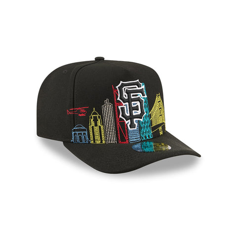 New Era 9Fifty A-Frame San Francisco Giants Skyline Snapback Hat - Black New Era
