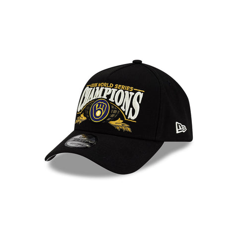 AF940 BREWERS WS26 CHAMPS LR BLK SN
New Era 9Forty A-Frame Dodgers 1999 World Series Patch Snapback Hat - Navy New Era