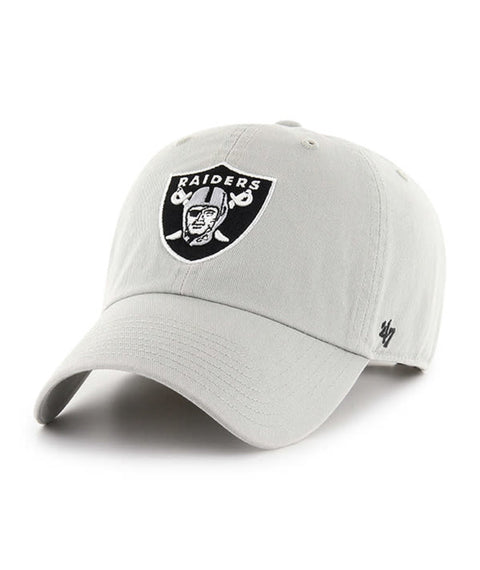 47 Brand Las Vegas Raiders Cleanup Adjustable Hat Gray – Hat Club