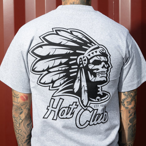 Hat Club Skull Chief Tee - Heather Grey Hat Club