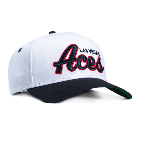 AF940 ACES SCRIPT 2T WHT/NVY New Era