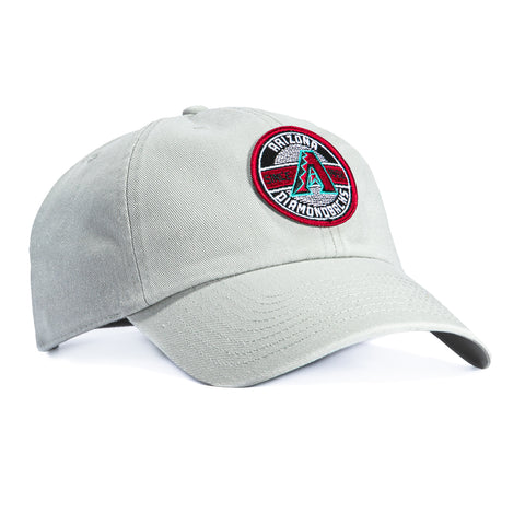 47 Brand Cleanup Arizona Diamondbacks Circle Est. 1998 Patch Strapback Hat - Grey 47 Brand