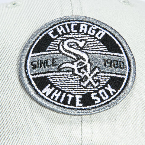 47 Brand Cleanup Chicago White Sox Circle Est. 1900 Patch Strapback Hat - Grey 47 Brand