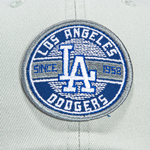 47 Brand Cleanup Los Angeles Dodgers Circle Est. 1958 Patch Strapback Hat - Grey 47 Brand