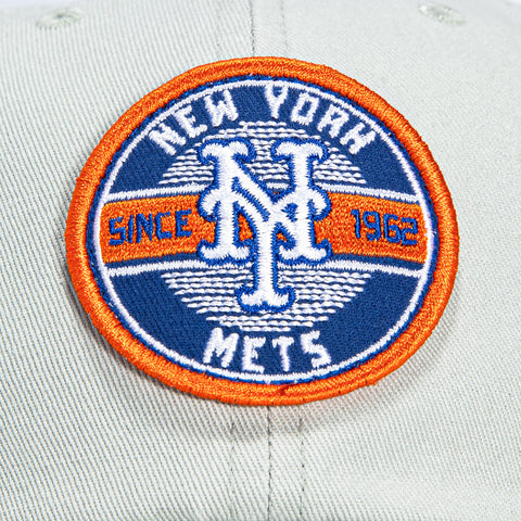 47 Brand Cleanup New York Mets Circle Est. 1962 Patch Strapback Hat - Grey 47 Brand