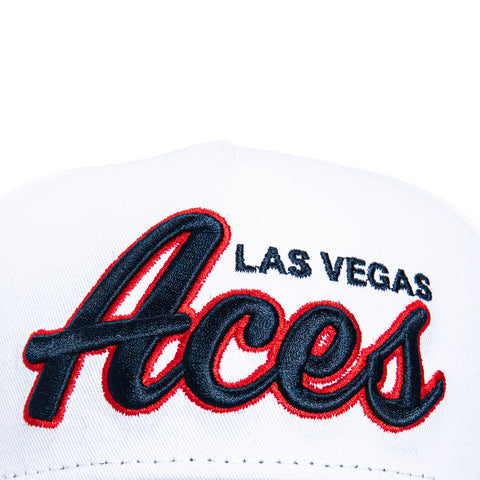AF940 ACES SCRIPT 2T WHT/NVY New Era