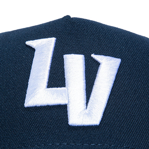 New Era 9Forty A-Frame Las Vegas Aviators Snapback LV Hat - Navy, White New Era
