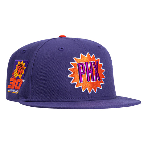 New Era 59Fifty Phoenix Suns 30th Anniversary Patch 1968 Alternate Hat - Purple New Era