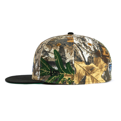New Era 59Fifty Minnesota Timberwolves 35th Anniversary Patch 2008 Logo Hat - Realtree, Black New Era