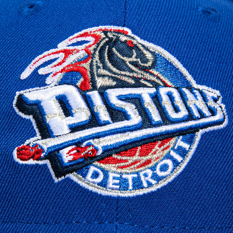 New Era 59Fifty Detroit Pistons 2004 NBA Finals Patch 2001 Alternate Hat - Royal, Navy New Era